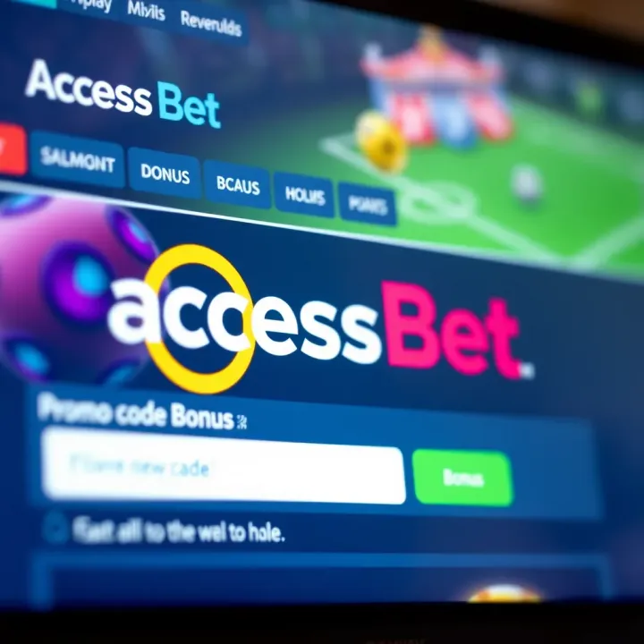 A vibrant digital interface showing an online casino promo code entry field with a glowing bonus icon