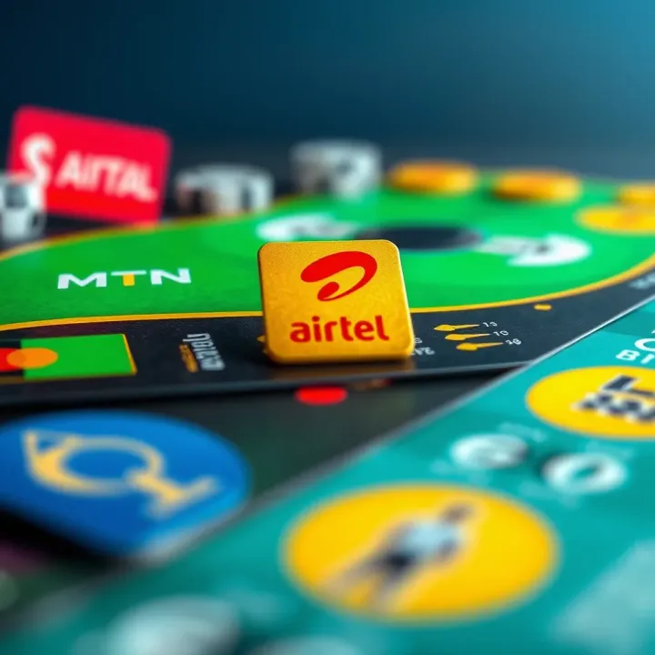 Various payment options including MTN, Airtel, and bank transfer icons for AccessBet deposits