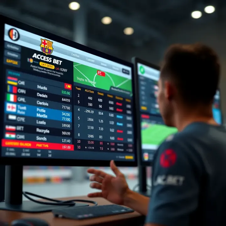 A digital interface showing odds and statistics for La Liga football matches on a betting platform