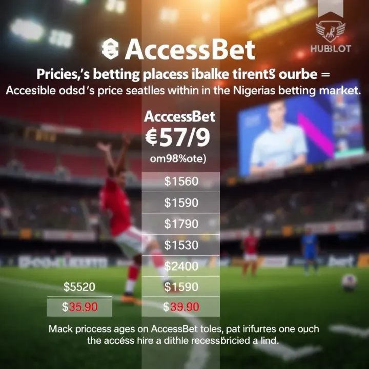Graphic illustrating the comparison of betting odds and price points within the Nigerian betting market