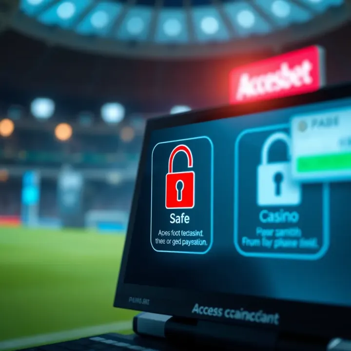 Secure digital payment icons indicating safe transaction methods for online gambling