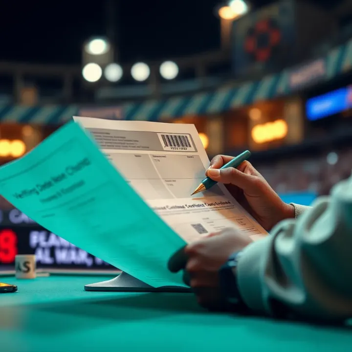 User verifying official documents required for updating personal information on a betting platform