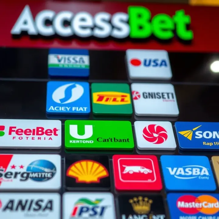 Collection of Nigerian bank logos supported for AccessBet deposits