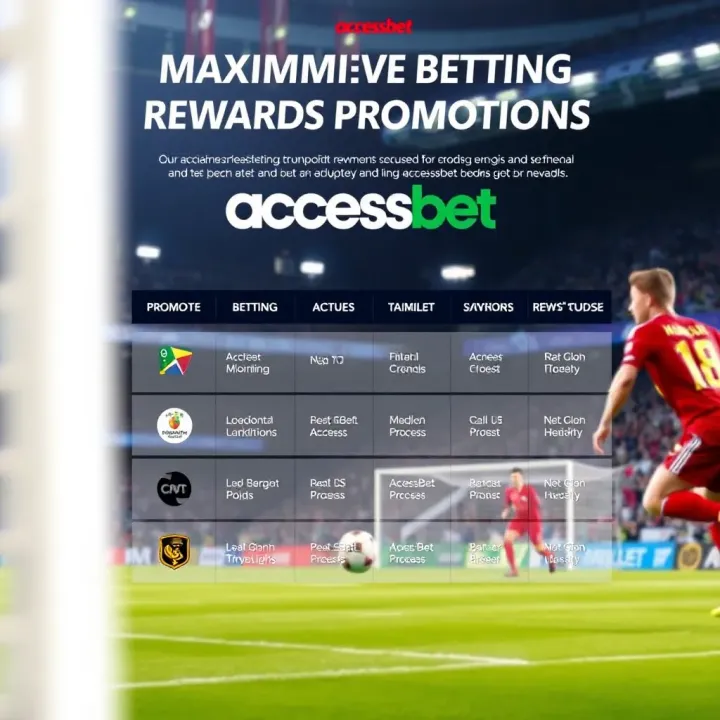 Graphic showing various types of betting promotions and tips to maximise rewards on AccessBet