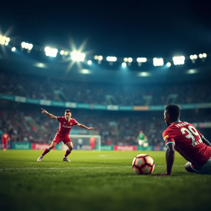 Illustration of smart betting strategies and tools designed for Nigerian football enthusiasts focused on Bundesliga games