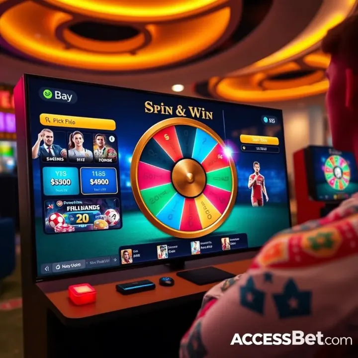 How to Register and Play Spin and Win on AccessBet
