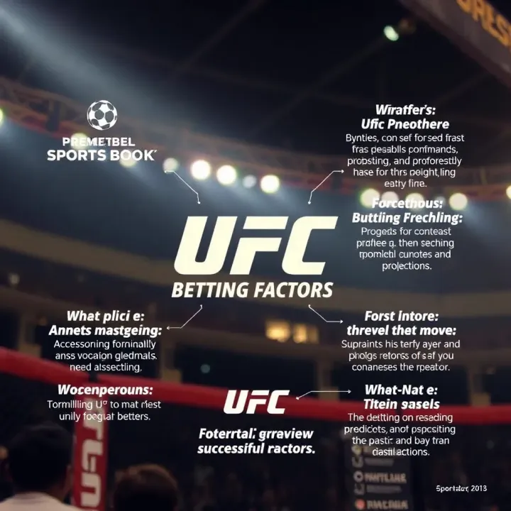 Conceptual graphic highlighting key factors in UFC betting strategy