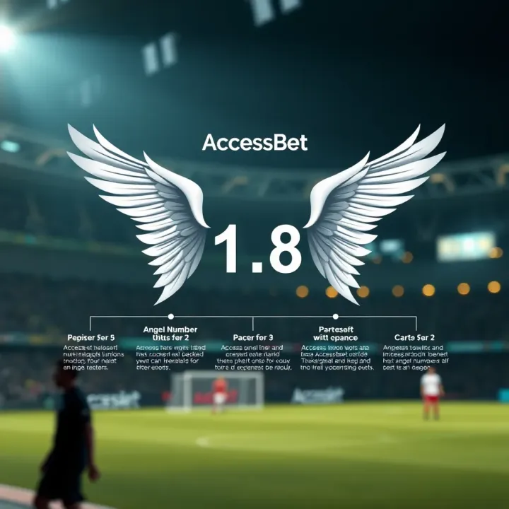 Diagram illustrating the concept and significance of an angel number within an online betting platform
