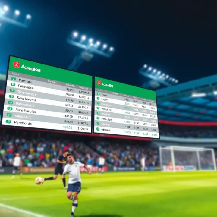 Illustration showing different formats of sports betting odds on a digital screen