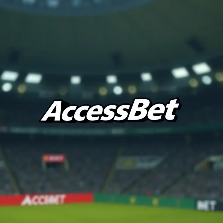 Illustration of the AccessBet logo with Nigerian flag colors symbolizing its local presence