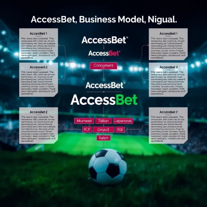 Visual representation of the ownership structure and business model of AccessBet within Nigeria's gambling industry